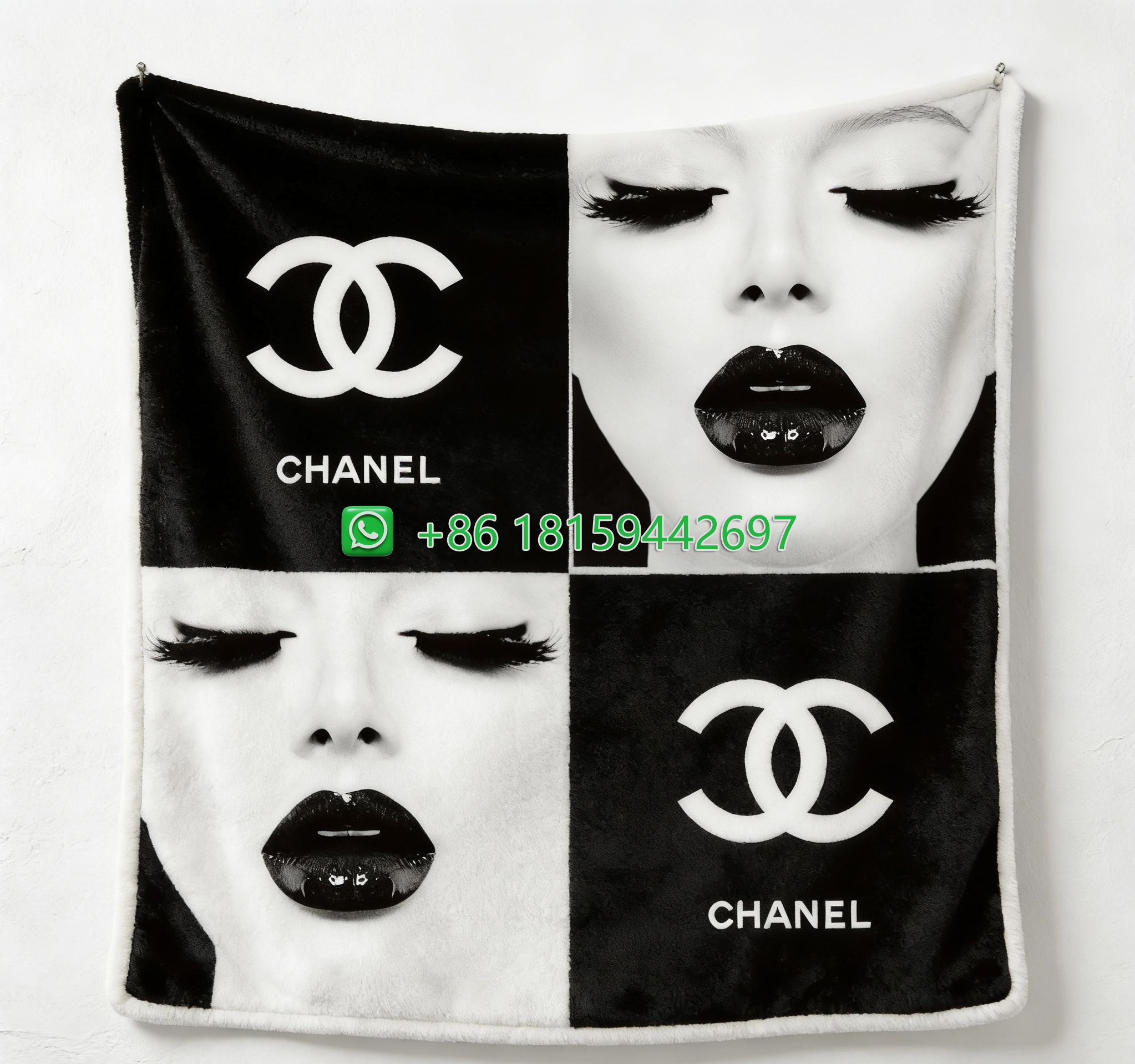 Chanel Throw Blankets